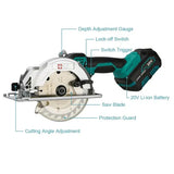 Liangye Battery Power Tools 18V Cordless Electric Mini Circular Saw Brushless