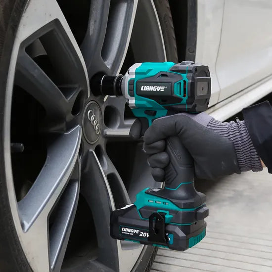 Liangye Battery Power Tools 20V 1/2 Inch 400nm Brushless Cordless Impact Wrench