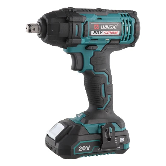 Liangye Battery Power Tools Factory 20V Cordless Impact Wrench 1/2 Inch