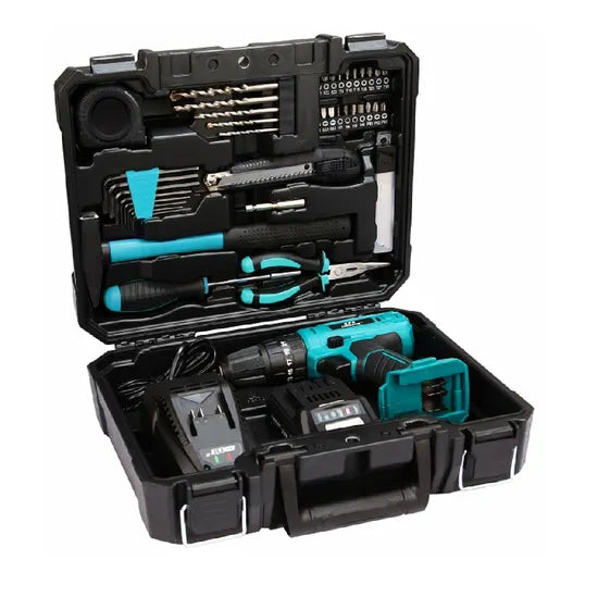Liangye Best Seller Power Tools Set LCD787-3s 18V Cordless Lithium Battery Drill and Hand Tools Set