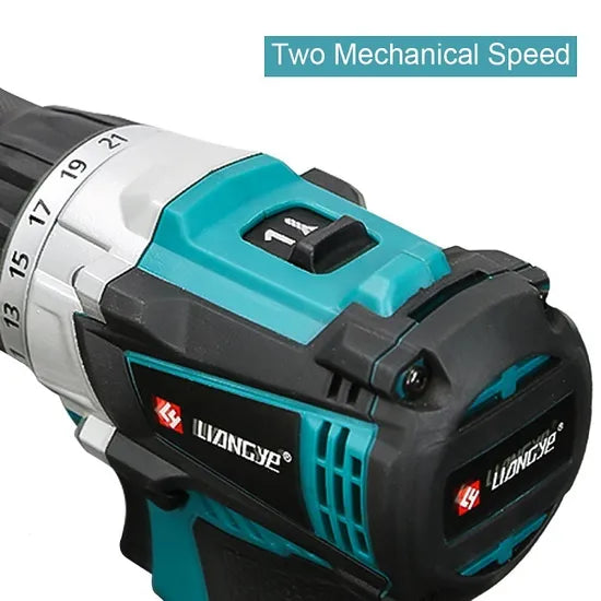 Liangye Cordless Electric Power Tools 18V Rechargeable Battery Operated Brushless Screwdriver