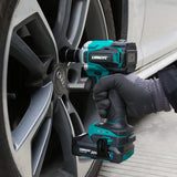 Liangye Cordless Power Tools 18V Brushless Impact Torque Wrench with 1/2 Inch Anvil