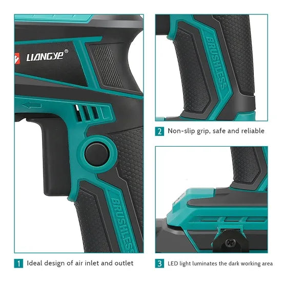 Liangye Cordless Power Tools 18V Drywall Screw Gun with Collated Magazine