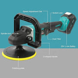Liangye Electric Power Tools 18V Battery Operated Cordless 180mm Car Polisher