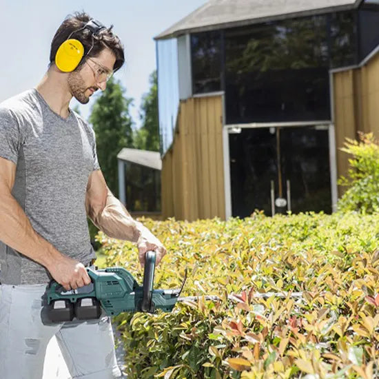Liangye Lithium Battery Operated Hand Held Electric Garden Pruning Shears 36V Cordless Hedge Trimmer
