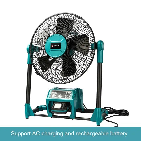 Liangye Power Tool Combo Kits 20V Rechargeable Battery or AC Powered Portable Fan for Jobsite