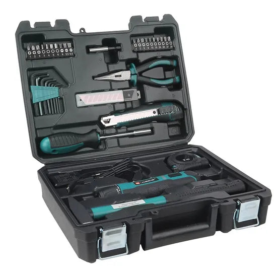 Liangye Power Tool Set 4V Push and Go Cordless Rechargeable Battery Screwdriver
