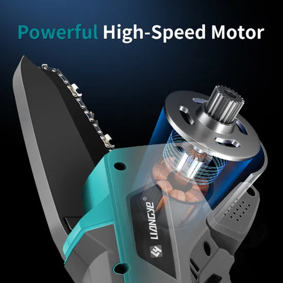 Liangye Tree Cutting Machine 18V Lithium Battery Cordless Chain Saw