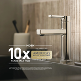 U by Moen Essie Single-Handle Pull-Down Sprayer Smart Kitchen Faucet with Voice Control, Spot Resist Stainless