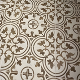 Llama Arte Loire Silver 9-3/4 in. x 9-3/4 in. Porcelain Floor and Wall Tile (10.88 sq. ft./Case)