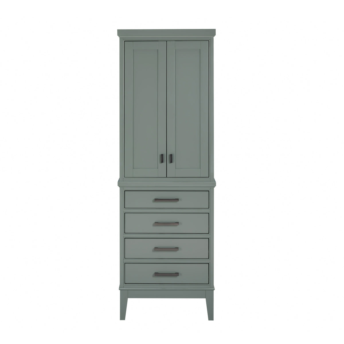 Avanity Madison 24-in W x 71.2-in H x 16-in D Tobacco Poplar Freestanding Linen Cabinet