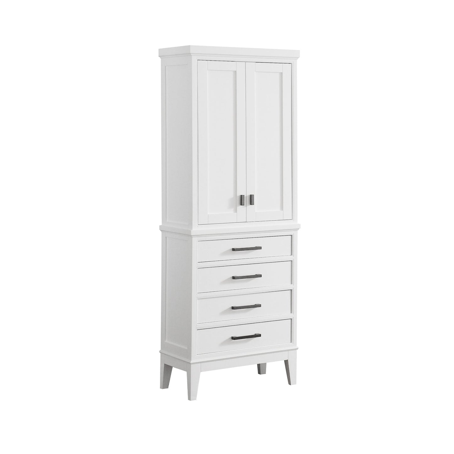 Avanity Madison 24 in. W x 16 in. D x 71.2 in. H White Bathroom Linen Cabinet