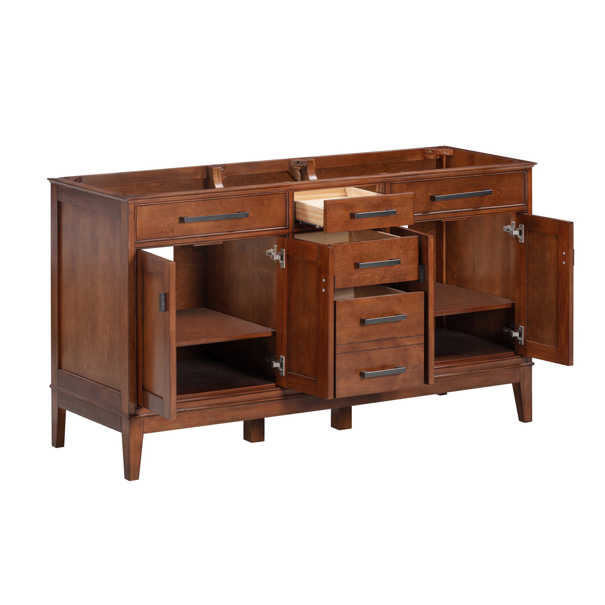 Avanity Madison 60-in Tobacco Bathroom Vanity Cabinet