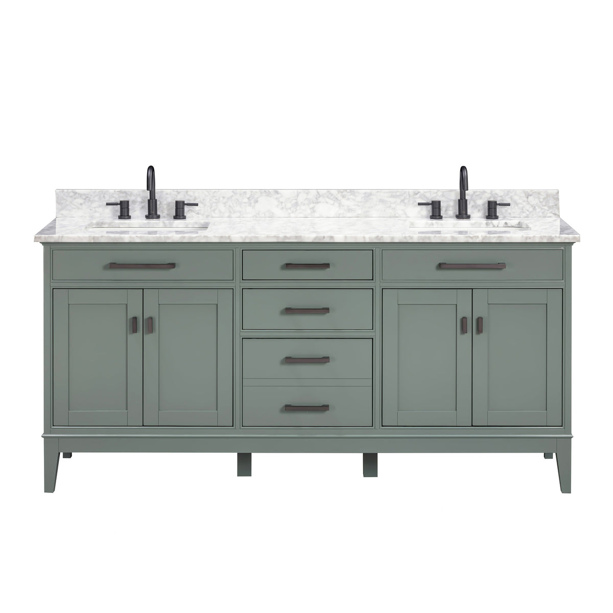 Avanity Madison 72-in White Bathroom Vanity Cabinet