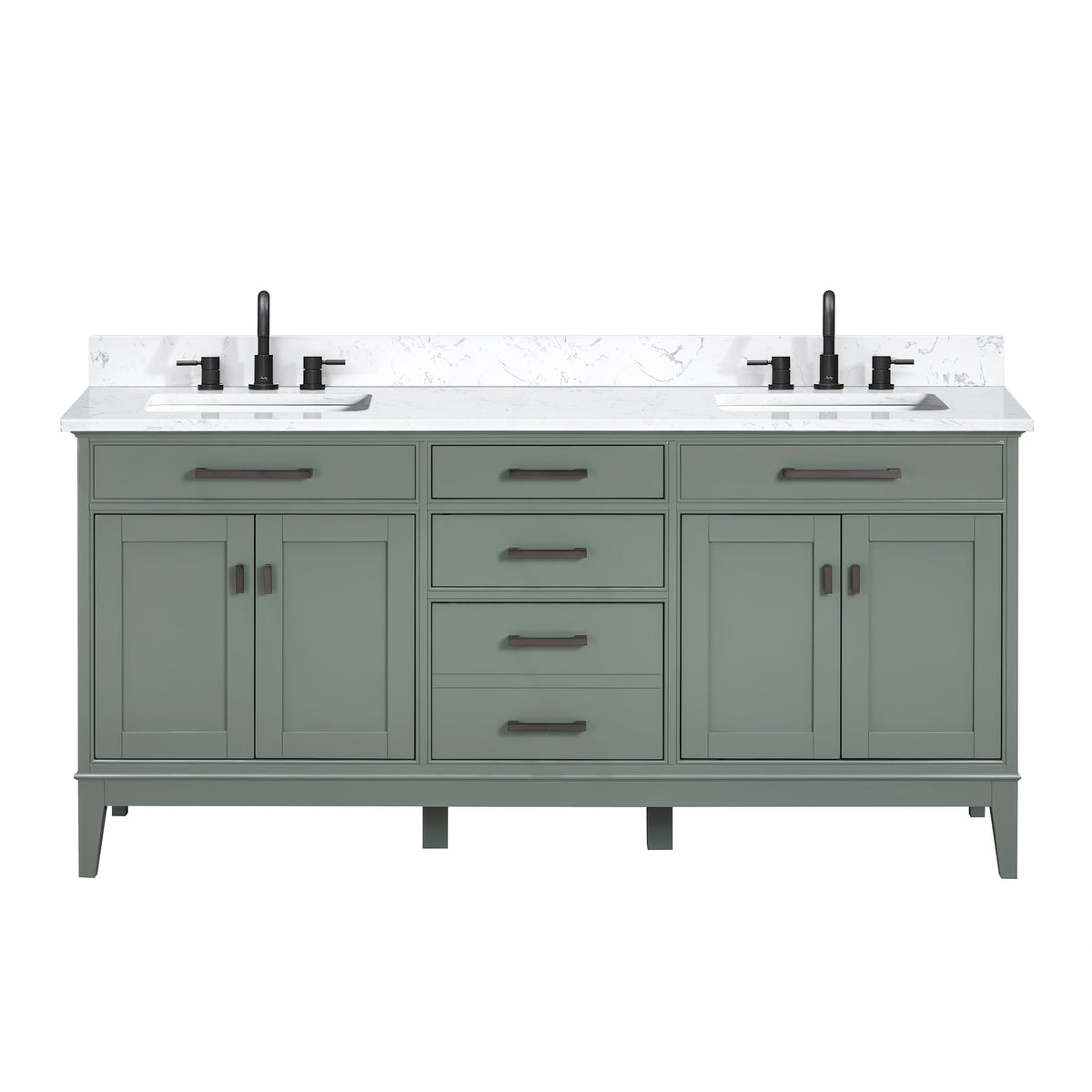Avanity Madison 72-in White Bathroom Vanity Cabinet