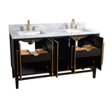 Avanity Mason 60-in White Bathroom Vanity Cabinet