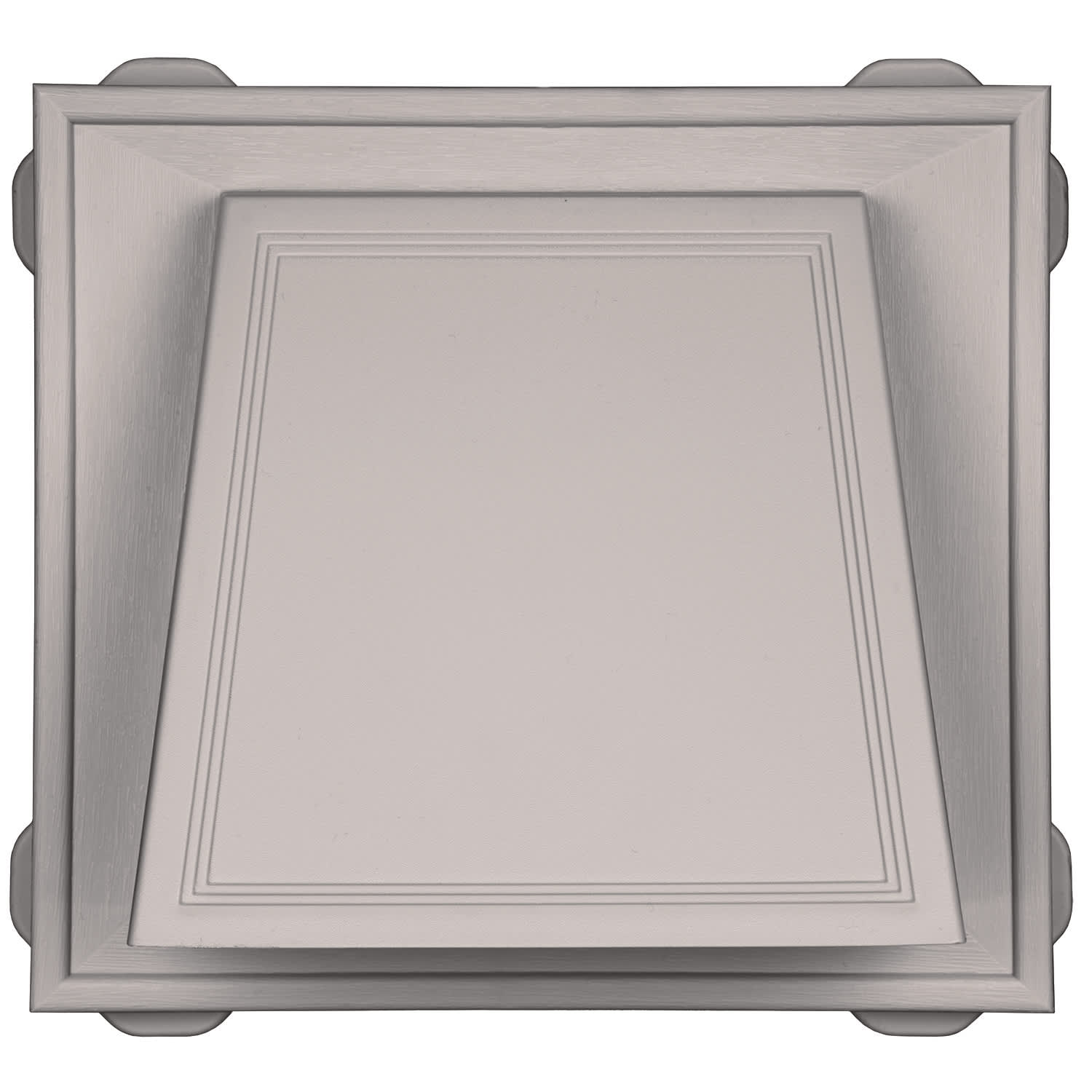 Mid-America Hooded Dryer Vent 016 Light Gray 6"