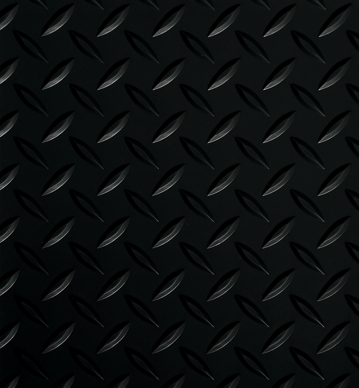 G-Floor Grill Mat, 47 x 32, Diamond Tread, Metallic Silver