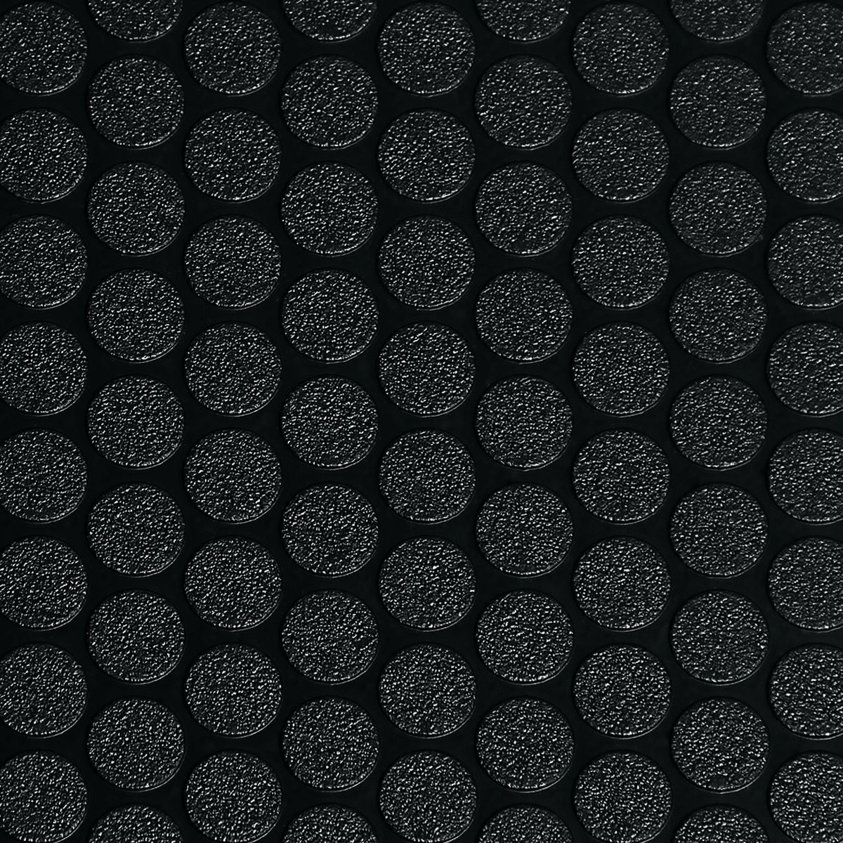 G-Floor Small Coin 8.5 ft. x 22 ft. Midnight Black Commercial Grade Vinyl Garage Flooring Cover and Protector