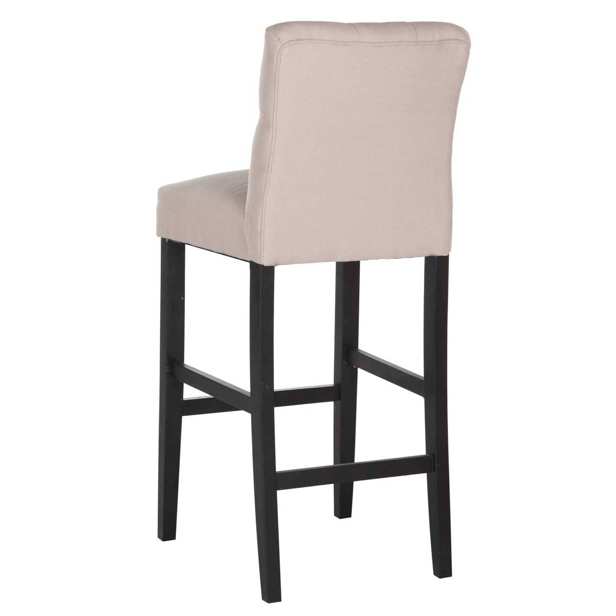 Safavieh Tiffany Taupe/Gray Upholstered Bar Stool
