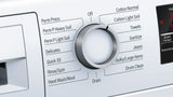 Bosch 500 Series 2.2-cu ft High-Efficiency Stackable Front-Load Washer, White with Silver Trim, ENERGY STAR