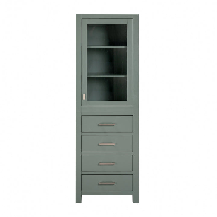 Avanity Modero 24 in. W x 20 in. D x 71 in. H Linen Cabinet in Chilled Gray