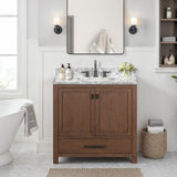 Avanity Modero 36-in White Bathroom Vanity Cabinet