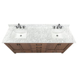 Avanity Modero 72-in White Bathroom Vanity Cabinet