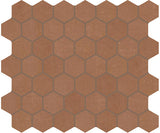 Moroccan Concrete Terra Cotta 8 in. x 9 in. Glazed Porcelain Hexagon Floor and Wall Tile (9.37 sq. ft./Case)
