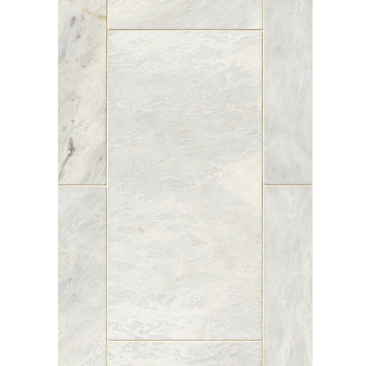 Meram Blanc Carrara Polished Marble Floor Tile - 12 x 24 in.