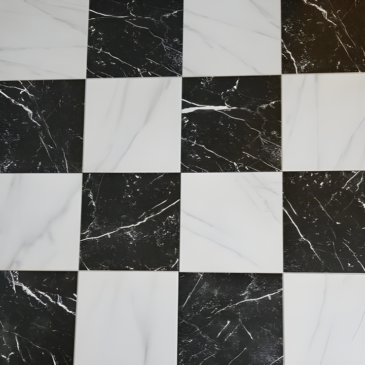 Merzoni Checker Ruzzini 17-7/8 in. x 17-7/8 in. Porcelain Floor and Wall Tile (11.1 sq. ft./Case)