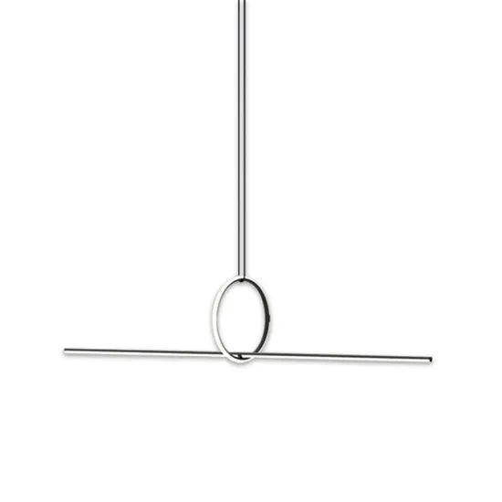 DLSS Lighting Metal Circle Acrylic Pendant Light LED Lighting Simple Lamp Modern Chandelier