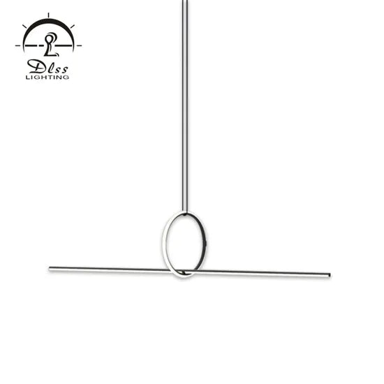 DLSS Lighting Metal Circle Acrylic Pendant Light LED Lighting Simple Lamp Modern Chandelier