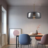 DLSS Metal Glass Lamp Shade Home Decor Dining Room LED Pendant Light