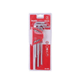 Model Rh-2029 Ronix 9PCS CRV Material Hex Allen Key Wrench Set with Frame