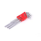 Model Rh-2029 Ronix 9PCS CRV Material Hex Allen Key Wrench Set with Frame