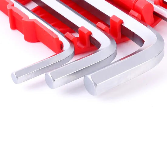 Model Rh-2029 Ronix 9PCS CRV Material Hex Allen Key Wrench Set with Frame