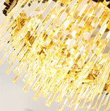 DLSS Lighting Co.,Ltd Modern American Euroueap Home Decoration Luxury Crystal Brass Copper Iron Metal Hanging Pendant Lights Chandelier