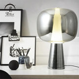 DLSS Lighting Co., Ltd. Modern Art Indoor Coffee Shop Fancy Iron Glass Small LED Desk Table Lamp