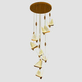 DLSSLIGHTING Modern Decoration Butterfly Design Hotel Lamp Living Hanging LED Chandeliers Pendant Lights