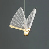 DLSSLIGHTING Modern Decoration Butterfly Design Hotel Lamp Living Hanging LED Chandeliers Pendant Lights