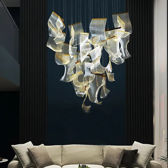 DLSS Modern Hotel LED Chandeliers Decorative Hanging Chandelier Pendant Lighting