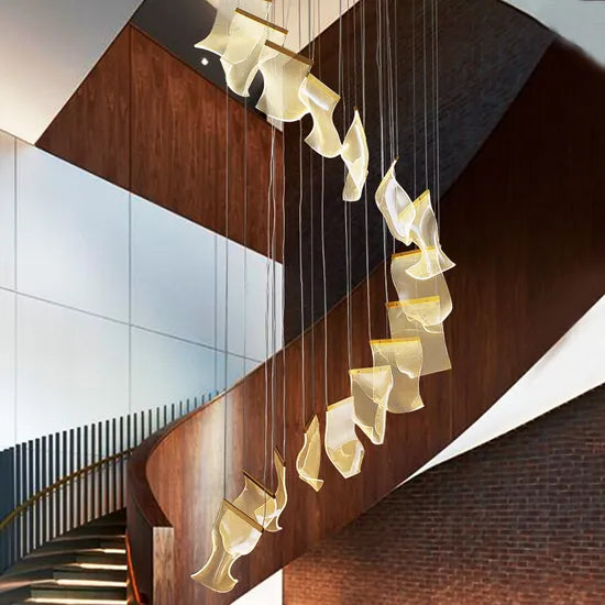 DLSS Modern Hotel LED Chandeliers Decorative Hanging Chandelier Pendant Lighting