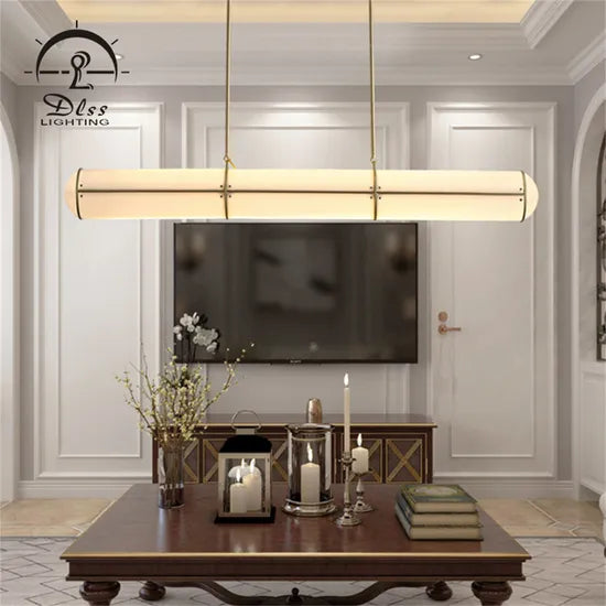 DLSS Modern Lamp Tube Shade Pendant Lamp
