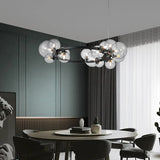 Dlss Modern Style Glass Iron LED Chandelier for Home Decoration Indoor Hotel Interior-Lighting