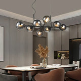 Dlss Modern Style Glass Iron LED Chandelier for Home Decoration Indoor Hotel Interior-Lighting