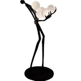 DLSS Modern Style Interior-Lighting Hotel Standing Light Model Man LED Floor Lamp