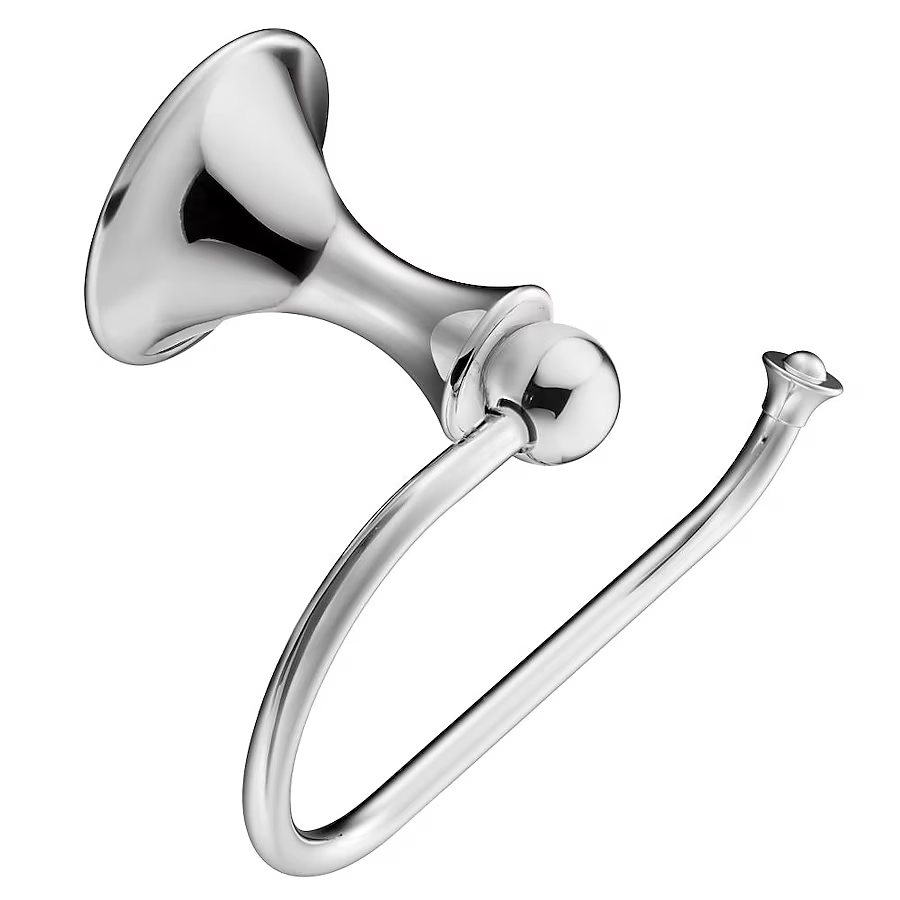 Moen Lounge (CSI) Chrome Wall-Mount Single-Post Toilet Paper Holder
