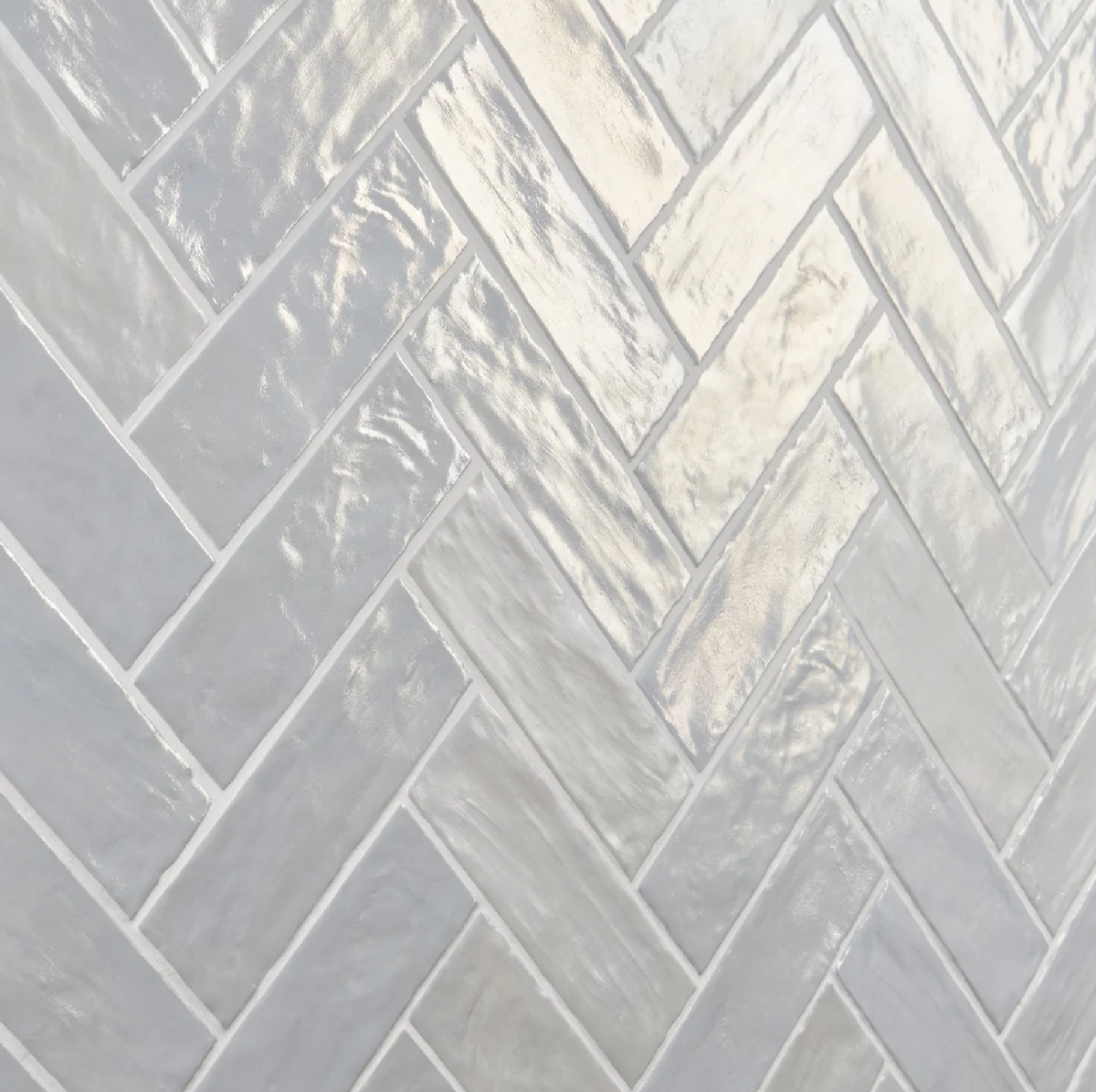 Montauk Sky Blue 2x8 Mixed Finish Ceramic Subway Tile