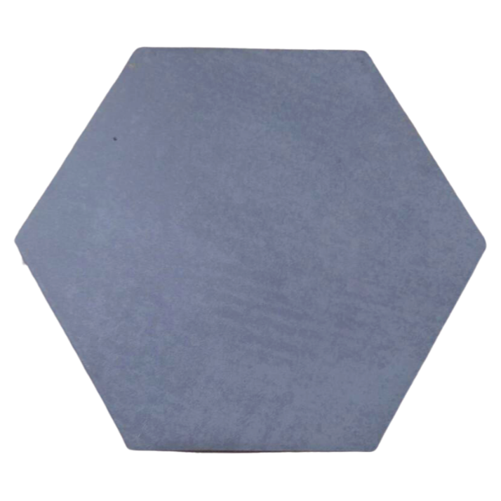 Moroccan Concrete Charcoal 8 in. x 9 in. Glazed Porcelain Hexagon Floor and Wall Tile (9.37 sq. ft./Case)